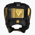 Box fejvédő RDX L1 Mark Pro Cheek Boxing Training Head Guard golden 3