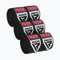 Bokszkötszerek RDX Hand Wraps RB 3 pár 450 cm fekete
