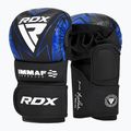 Grapplingkesztyűk RDX IMMAF Approved Shooted Grappling blue