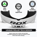 Gyerek állvédő RDX Mouth Junior white/black 3