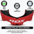 Gyerek állvédő RDX Mouth Junior red/black 3