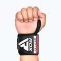 Csuklótámasz RDX WR11 Gym Wrap Wrist Wrap fekete/piros 3