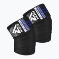 RDX KR11 Gym Knee Wrap fekete/kék térdvédők