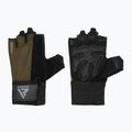 Edzőkesztyű RDX W1H Gym Workout army green