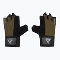 Edzőkesztyű RDX W1H Gym Workout army green 2