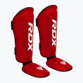 Sípcsont- és lábfejvédők RDX T1 Shin Instep Molded King red/white