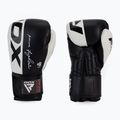 RDX REX F4 fehér és fekete bokszkesztyűk BGR-F4B-10OZ