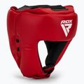 Fejvédő boxhoz RDX Boxing Head Guard AS1 red