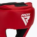 Fejvédő boxhoz RDX Boxing Head Guard AS1 red 4