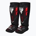 Sípcsont- és lábfejvédők RDX IMMAF Approved Neoprene Shin Instep red