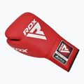 Boxkesztyű RDX Apex Competition Fight Lace Up Boxing red 2