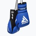 Boxkesztyű RDX Apex Lace Up Training Sparring Boxing blue 4