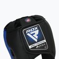 Box fejvédő RDX Apex Boxing Head Gear With Nose Protection Bar blue 4