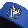 Box fejvédő RDX Apex Boxing Head Gear With Nose Protection Bar blue 5