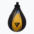 Boxing pearl RDX Speed Ball Leather Multi fekete és sárga 2SBL-S2YU 3