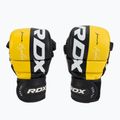 RDX T6 fekete/sárga grappling kesztyű GGR-T6Y