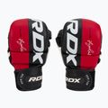 RDX T6 grappling kesztyű fekete-piros GGR-T6R
