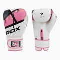 Női bokszkesztyűk RDX BGR-F7 fehér és rózsaszín BGR-F7P