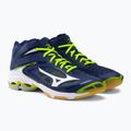 Férfi röplabda cipő Mizuno Wave Lightning Z3 Mid kék V1GA170571 5