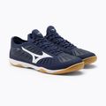 Mizuno Rebula Sala Elite IN férfi futballcipő tengerészkék Q1GA202001 5