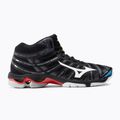 Férfi röplabda cipő Mizuno Wave Voltage Mid fekete V1GA196545 2