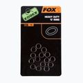 Fox Edges Heavy Duty O gyűrű ponty link gyűrűk 15 db fekete CAC496
