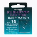 Pushstop H'rig Carp Method előke stopperrel  horog nélküli horoggal + zsinór 8 db átlátszó HNQCMA016