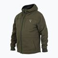 Fox Collection Sherpa kapucnis pulóver zöld CCL10