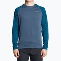 Férfi kerékpáros hosszú ujjú  Endura Singletrack Fleece ensign blue