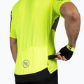 Férfi kerékpáros póló Endura FS260 Print S/S hi-viz yellow 8