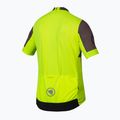 Férfi kerékpáros póló Endura FS260 Print S/S hi-viz yellow 10