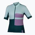 Női kerékpáros póló Endura FS260 Print S/S violet 9