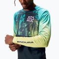 Férfi kerékpáros hosszú ujjú felső Endura Tropical Print Ltd atlantic 5