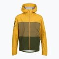 Férfi kerékpáros kabát Endura Singletrack II Waterproof mustard