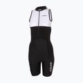 Női triatlon overál ZONE3 Lava Long Distance Trisuit black/white/green