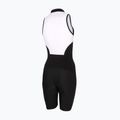 Női triatlon overál ZONE3 Lava Long Distance Trisuit black/white/green 2