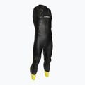 Férfi ZONE3 ujjatlan Vision triatlon szivacs fekete/lime/pisztoly fém