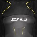 Férfi ZONE3 ujjatlan Vision triatlon szivacs fekete/lime/pisztoly fém 4