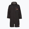 Kabát ZONE3 Oversized Polar Fleece Robe Parka black/orange