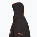 Kabát ZONE3 Oversized Polar Fleece Robe Parka black/orange 3