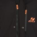 Kabát ZONE3 Oversized Polar Fleece Robe Parka black/orange 5