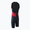 Férfi ZONE3 Activate Trisuit triatlonruha fekete/piros 4