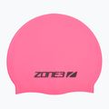 ZONE3 Szilikon úszósapka hi-vis rózsaszínű