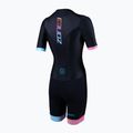 Női triatlonruha ZONE3 Activate+ Trisuit fekete/neon színben 2