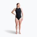 Női egyrészes fürdőruha ZONE3 High Neck Costume black 3