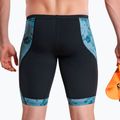 Férfi úszó jammer ZONE3 Performance Speed teal tie dye 5