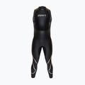 Férfi triatlonos úszóruha ZONE3 Glide Sleeveless Wetsuit black/grey