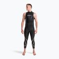 Férfi triatlonos úszóruha ZONE3 Glide Sleeveless Wetsuit black/grey 3