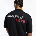 Férfi póló Boxraw Boxing is Love Oversized Black 9