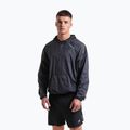 Férfi széldzseki Boxraw Genaro Oversized Windbreaker Hoodie charcoal